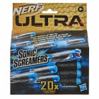 NERF Ultra Sonic Screamers 20er Dart Nachfüllpack,...