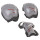 HUDORA Protektoren-Set Kinder, biomechanisch, Gr. S oder M (ca. 3 - 11 Jahre) - Schutzausrüstung Inliner Skater, Rollschuhe