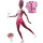 Barbie HCN31 - Wintersport Eiskunstläuferin-Puppe brünett (30 cm) mit rosa Kleid, Jacke, Rosenstrauß und Trophäe, tolles Geschenk für Kinder ab 3 Jahren