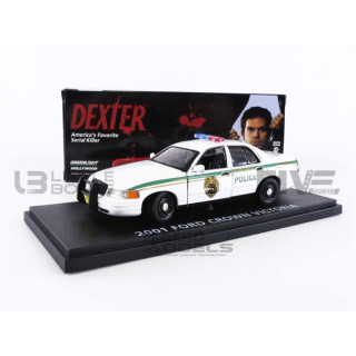 Greenlight Collectibles 1:43 Dexter (2006-13 TV Series) - 2001 Ford Crown Victoria Police Interceptor - Miami Metro Police Department
