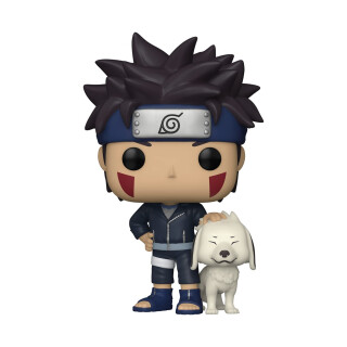 Funko 49804 POP Animation: Naruto-Kiba w/Akamaru Sammelbares Spielzeug