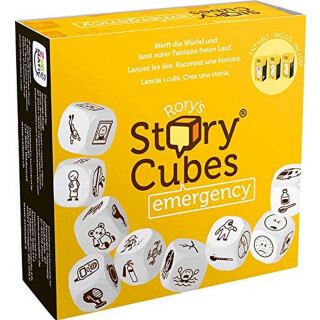 Asmodee | Zygomatic | Story Cubes – Emergency | Familienspiel | Erzählspiel | 1-12 Spieler | Ab 6+ Jahren | 20+ Minuten | Deutsch