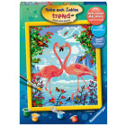Ravensburger Malen nach Zahlen 28901 - Flamingo Love -...