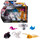 BAKUGAN Evolutions Battle Strike 6er Pack mit 1 Platinum Ball (Haos Wrath), 2 Basic Balls (Darkus Trox, Haos Nillious), 1 Geogan (Aurelus Insectra) & 2 Nanogan (Aquos Blade, Darkus Clutch)