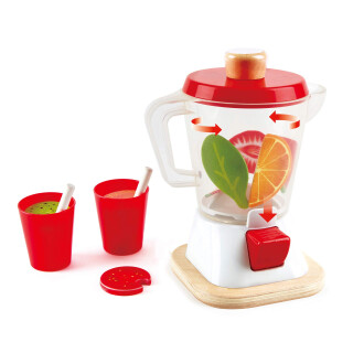 Hape Smoothie-Mixer von Hape| Bunter Smoothie-Mixer mit Bechern und Trinkhalmen