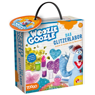 WOOZLE GOOZLE DAS GLITZERLABOR , Entdecke die fulkende Seite der Wissenschaft! , Experimentierset für Einsteiger und Kinder ab 8 Jahre