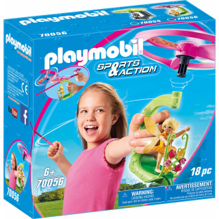 PLAYMOBIL 70056 Sports & Action Fairy Pull String Flyer, bunt