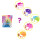 Barbie HCC97 - Color Reveal Meerjungfrauen-Baby-Puppe, 5 Überraschungen: Metallisch blaue Puppe; Seestern-Etui; Wasser-Enthüllung; 3 Mystery Bags, Haustier & 2 Accessoires; für Kinder ab 3 Jahren