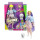 Barbie GVR05 - Extra Puppe, schimmernder Look mit Hündchen, pinken und lila Fantasiehaaren, mehrschichtigem Outfit,bewegliche Gelenke, Geschenk für Kinder ab 3 Jahren