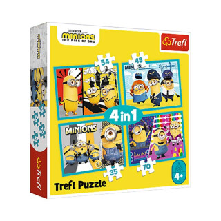 Trefl TR34339 Minions Puzzlebox, Mehrfarbig