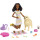 Barbie HCK76 - Welpen-Spielset mit Barbie-Puppe (ca. 29 cm, dunkelbraune Haare), Hündin, die Welpen gebären kann, 3 Welpen & Pflegezubehör, Spielzeug Geschenk für Kinder von 3 bis 7 Jahren