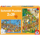 Schmidt Spiele Puzzle 58382 New York Skyline bei Nacht,...