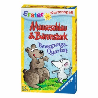 Ravensburger - Mauseschlau & Bärenstark Bewegungsquartett - Erster Kartenspaß
