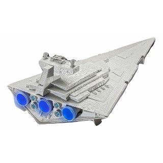 Revell RV06749 Build & Play - Star Wars Imperial Star Destroyer - 06749, Maßstab 1:4000, originalgetreue Nachbildung mit beweglichen Teilen, mit Light&Sound Effekten, robust zum Spielen