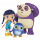 Simba 109358416 109358416-Wissper Figurenset Peggy und Dan