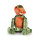 Goldbug Harness Buddy, Sicherheitsrucksack mit Leine für Kinder grün Dinosaurier einheitsgröße