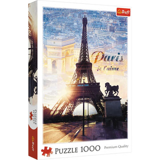 Trefl 10394 Paris bei Tagesanbruch 1000 Teile, Premium Quality, für Erwachsene und Kinder ab 12 Jahren Puzzle, Farbig
