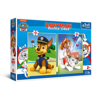 Trefl Primo Baby MAXI Puzzle + Malvorlage 2x10 Teile PAW Patrol