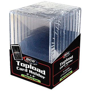 BCW Supplies 240 Pt. Thick Card Topload Holder (10 Count Pack)