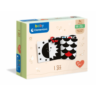 Clementoni 52479 Baby for You – I See – Kindheitsspiel, erste Aktivitäten, Babys 3 Monate+, Made in Italy