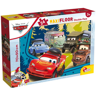 Liscianigiochi 86634 Disney DF Maxi Floor 24 Cars Puzzle für Kinder