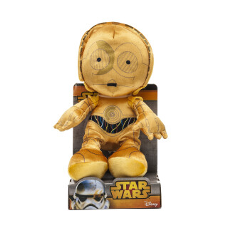 Joy Toy 1400619 - C3-PO Velboa-Samtplüsch 25 cm in Displaybox