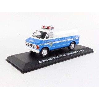 Greenlight Collectibles 1:43 1987 Dodge Ram B250 Van - New York City Police Dept (NYPD)