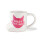 BigMouth Inc Crazy Cat Lady Tasse, Weiß/Rosa