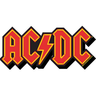 Aquarius AC/DC Logo Funky Chunky Magnet