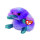 TY 36445 Beanie Boos 24 cm Plüschtier, Lila,blau,türkis