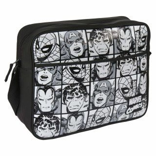 CERDÁ LIFES LITTLE MOMENTS Bolso Bandolera Avengers, Mochila para Niñas, Negro (Negro), 11x30x36 cm (W x H x L)