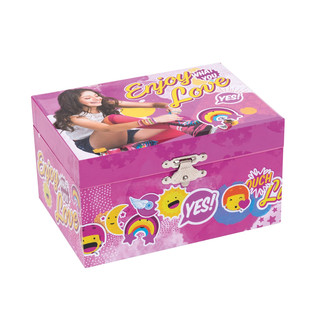 Joy Toy 18017 Schmuckschatulle Soy Luna mit Spieluhr, Rosa, 15 x 10.5 x 8.5 cm