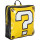 Biowarld Nintendo Super Mario Bros. Question Mark Box Geformter Rucksack, Schwarz (Bp990402Ntn) Lässiger Daypack, 37 cm, 10 L, Gelb