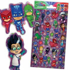 Haza PJ Masks-Sticker-Bogen mit Glitzer-Aufklebern der...