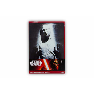 Star Wars Glass Cutting Board: Han in Carbonite, Grey, 20.7 x 0.5 x 30.1 cm