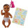 Kinder Dunkelbraun | Barbie | Mattel FHY81 | Babysitter | Puppe Familie