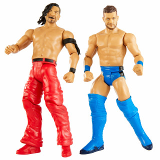 Mattel GBN58 - WWE Basis Actionfiguren (15 cm) 2er-Pack Finn Balor vs Shinsuke Nakamura, Spielzeug ab 6 Jahren
