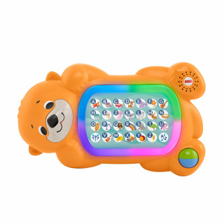 Fisher-Price - GJB01 BlinkiLinkis Otter, deutschsprachig, interaktives Lernspielzeug ab 9 Monaten