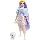 Barbie GVR05 - Extra Puppe, schimmernder Look mit...