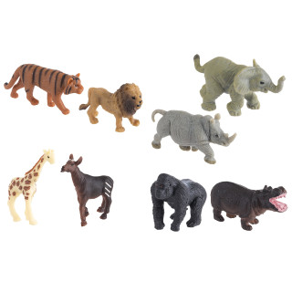 Safari Ltd. - Good Luck Minis - Glücksminis - Wildtiere Fun Pack 8 Figuren