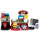 Theo Klein 7307 Burger Shop I Burger with Plug-in System I Accessories I EC Card and Reader with Sound I Toys for Children Aged 3 and over