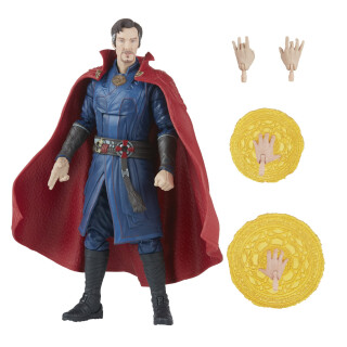 Hasbro Marvel Legends Series Doctor Strange Action Sammelfigur (15 cm) Cinematic Universe, 4 Accessoires und 1 Build-A-Figure Element