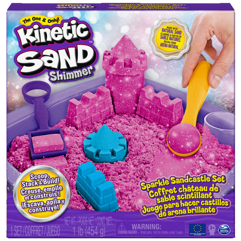 Kinetic Sand Schimmer Sandbox Set - mit 454 g schimmerndem Kinetic Sa,  20,83 €