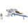 Buzz Lightyear HHJ95 - Superspeed-Serie XL-15-Raumschiff mit Buzz Lightyear-Figur, 15 cm langes Fahrzeug und 3 cm große Figur, Spielzeug für Kinder ab 4 Jahren
