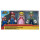 Jakks Pacific Super Mario Mushroom Kingdom Pack Mario Luigi Princess 11 cm Figures, 64511