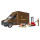 bruder 02678 - Mercedes-Benz Sprinter UPS mit Fahrer Handhubwagen & Versandboxen - Versand Logistik Transporter Paket-Dienst Lieferwagen LKW 1:16