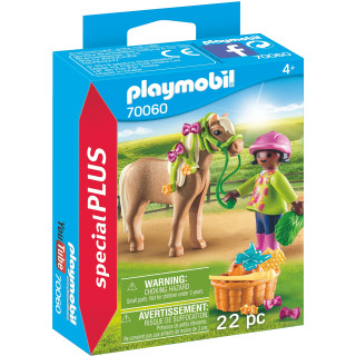 PLAYMOBIL 70060 Special Plus Mädchen mit Pony, ab 4 Jahren