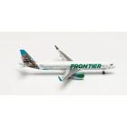 herpa 535830 Frontier Airlines Airbus A321 Modell...