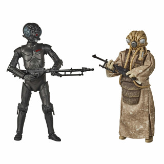 Hasbro Star Wars The Black Series 4-LOM und Zuckuss 15 cm große Star Wars: Das Imperium schlägt zurück Figuren 2er-Pack zum Sammeln, ab 4 Jahren
