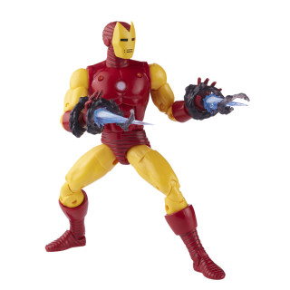 Hasbro Marvel Legends Series 20th Anniversary Series 1 Iron Man 6-inch Action Figure Collectible Toy, 9 Accessories F3463